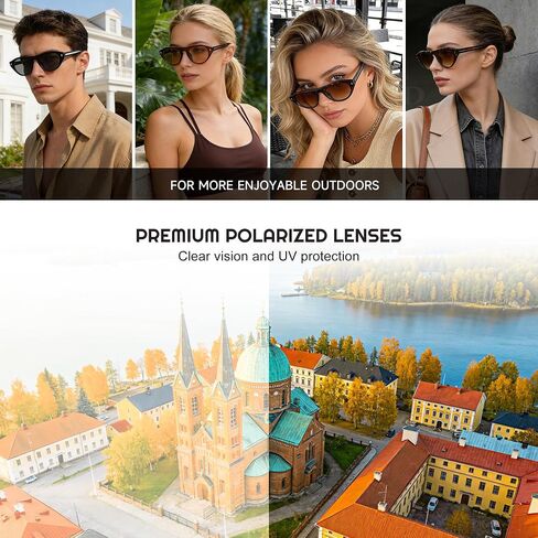 Retro Oval Cat Eye Sunglasses for Women - Trendy Y2K 90s Vintage Designer Sun Glasses for Driving Traveling Outfit in Kuwait