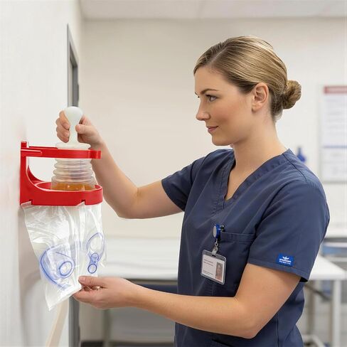 First Aid Equipment Wall Mount (Device NOT Included) – Compatible with LifeVac Choking Rescue Device, Built-in Mask Holder, Quick Access, Space-Saving, Easy Installation in Saudi Arabia