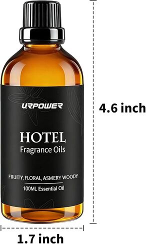 URPOWER 100ml Hotel Collection Diffuser Oil Inspired by The Ritz-Carlton Hotel Scent – Fruity Floral Amber Fragrance Oil, Diffuser Essential Oil for Ultrasonic and Waterless Diffusers in Saudi Arabia