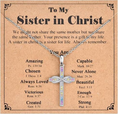 Cross Necklace for Teen Girls Women Christian Gift Catholic Religious Jewelry for Birthday Christmas Graduation in Saudi Arabia