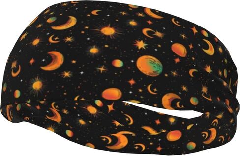 Cool Gothic Bat Sweatband Goth Sports Headband Hair Accessories for Women Men Running Cycling Yoga Fitness Workout in Saudi Arabia
