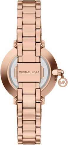 ساعة مايكل كورس بايبر للسيدات بعقربين ذهبي وردي وستانلس ستيل (موديل: MK7573) in Kuwait