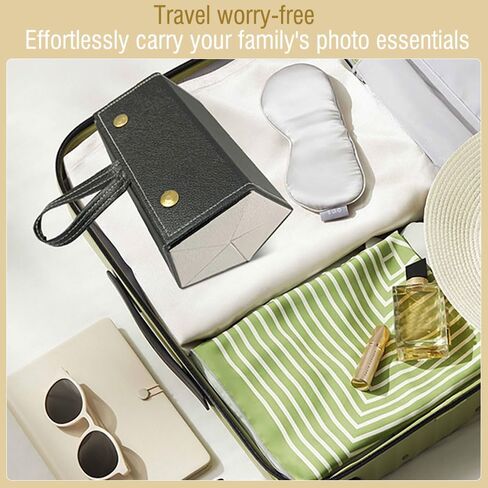 Travel Sunglasses Organizer,Foldable Travel Sunglass Case with 3 Slots for Multiple Pairs,Portable Eyeglasses Holder-Black in Kuwait