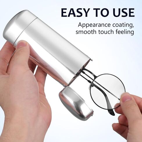 Aluminum Sunglass Case Ultra Slim Hard Shell Eyewear Organizer Travel Glasses Holder Protective Metal Case for Reading and Sunglasses in Kuwait