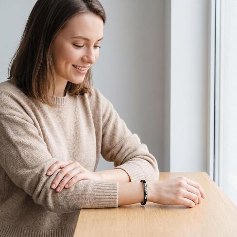 This Too Shall Pass Mantra Cuff Bracelet, Hidden Information Bracelet, Gifts for Women in Kuwait