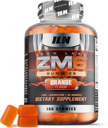 Iron Labs ZM6 - High Strength Zinc and Magnesium Supplement - 180 Vegetarian Capsules (3 Month Supply) - Super Enhanced Zinc Magnesium Aspartate and B6 Complex in Saudi Arabia