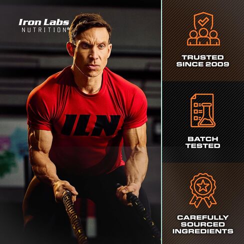 Iron Labs ZM6 - High Strength Zinc and Magnesium Supplement - 180 Vegetarian Capsules (3 Month Supply) - Super Enhanced Zinc Magnesium Aspartate and B6 Complex in Saudi Arabia