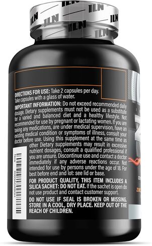 Iron Labs ZM6 - High Strength Zinc and Magnesium Supplement - 180 Vegetarian Capsules (3 Month Supply) - Super Enhanced Zinc Magnesium Aspartate and B6 Complex in Saudi Arabia
