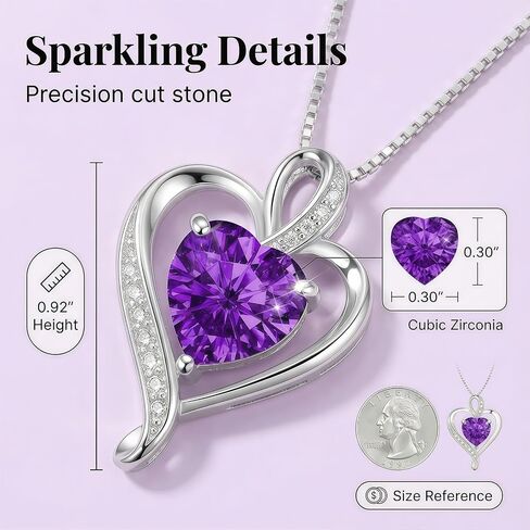 Eternal Rose Gift Box for Her - Real PreservedFlower with Heart Necklace & Earrings Set - RomanticGifts for Women Wife Mom Girlfriend - Lasts 3-5 Years -Valentine's Mother's Day Birthday in Kuwait