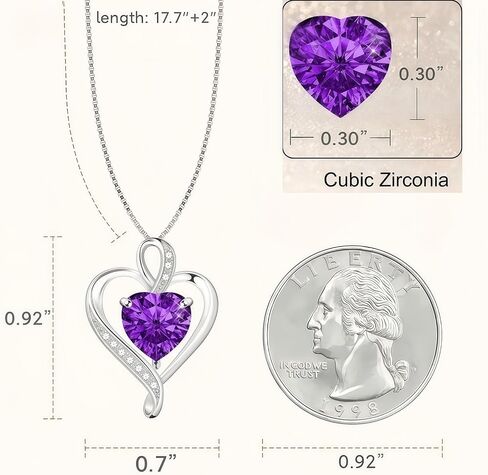 Eternal Rose Gift Box for Her - Real PreservedFlower with Heart Necklace & Earrings Set - RomanticGifts for Women Wife Mom Girlfriend - Lasts 3-5 Years -Valentine's Mother's Day Birthday in Kuwait