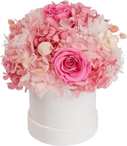 ROSEROSE Preserved Flowers for Delivery Prime,Forever Flowers Bouquet with Gift Box, Eternal Real flowers Gifts for Women,Christmas,Valentine's Day,Anniversary,Birthday for Her (Champagne) in Kuwait