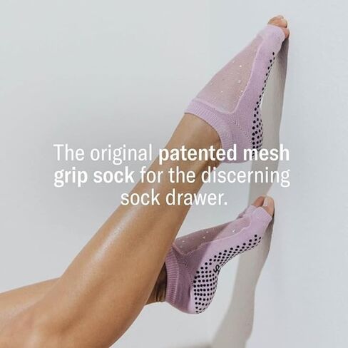 SHASHI Ballet Tie Grip Socks for Women – Velvet Ribbon Socks Ideal for Dancing, Yoga, Pilates, Barre and More in Kuwait