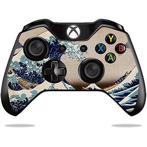 MightySkins Skin Compatible with Microsoft Xbox One or One S Controller - Great Wave of Kanagawa | Protective, Durable, and Unique Vinyl Cover | Easy to Apply, Remove | Made in The USA