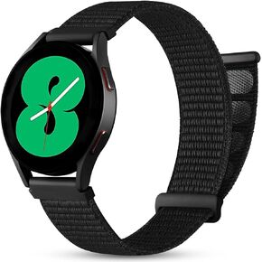 DaQin Compatible with Samsung Galaxy Watch 6 5 4 Band 40mm 44mm, 20mm Soft Nylon Adjustable Sport Strap for Galaxy Watch 5 Pro Band 45mm/Watch 6 4 Classic Band,Galaxy Watch Active 2 Band for Women Men