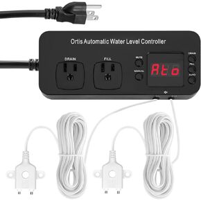Auto Top Off System, Oritis Water Refiller Water Level Controller Automatic Water Change for Aquarium Fish Tank Swimming Pool Saltwater Freshwater, Sump Pump Pits