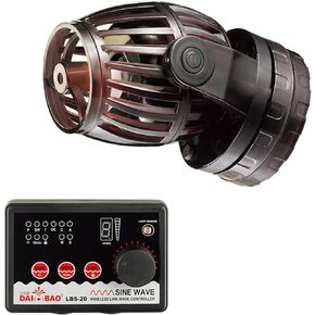 Wave Maker Pump 1600 GPH 24 V DC ECO Quiet Propeller Loop Sine Wave Maker Circulation Pump Marine Coral Reef Aquarium