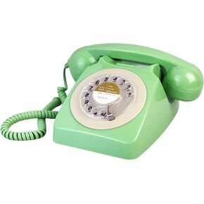 هاتف، هواتف أرضية سلكية للمنزل، هاتف منزلي قديم الطراز مع لوحة مفاتيح قرص دوارة، هواتف عصرية قديمة هدية مبتكرة للديكور in Kuwait