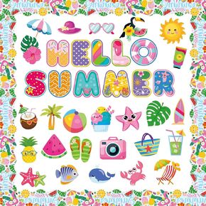 60 Pcs Wildflower Bulletin Board Kit Flower Classroom Bulletin Board with Borders Spring Bulletin Board with Butterfly Daisy Flowers Cutouts for Back to School Classroom Office Home Decor