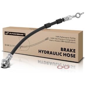 A-Premium Rear Passenger Brake Hydraulic Hose Compatible with Select Nissan Models - Murano 2003 2004 2005 2006 2007, 3.5L - Replace# 46210CC20B, 46210CC2OA