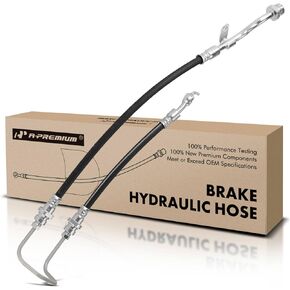 A-Premium Front Passenger Brake Hydraulic Hose Compatible with Select Kia Models - Spectra 2004-2009, Spectra5 2005-2009, 2.0L - Replace# 587402F000