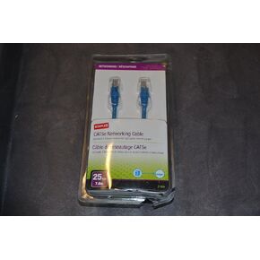 Staples Networking Ethernet Cable 25FT CAT5E Blue