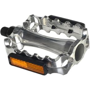 Sunlite Cruz Alloy Sport Pedals, 1/2", Silver