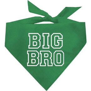 Big Bro Baby Announcement Dog Bandana (Royal, OS 744)