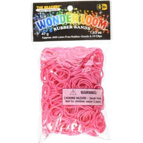The Beadery 7295063 Wonder Loom Bands, Pink