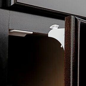 Magnetic Cabinet Locks - Baby Cabinet Safety Latches - Baby Proofing Cabinet Locks (8 Locks + 2 Key)