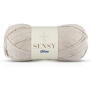 Sensy Chino Soft Cotton Yarn, Soft Baby Cotton Yarn, Amigurumi Yarn, 3.5 oz, 360 Yards, Gauge 2 Fine (Red)