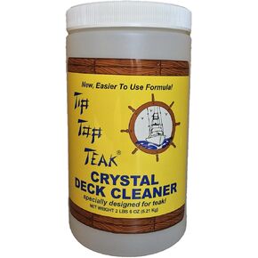 Tip Top Teak Crystal Deck Cleaner, Teak Cleaner, Furniture Cleaner, Essential Boat Accessories, 32 fl. oz.