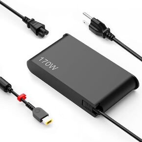 محول كمبيوتر محمول تيار متردد 170 واط لجهاز Lenovo ThinkPad P50 P51 P52 W540 W541 P15v P16v T15p، لـ Legion Y7000 Y540 Y545 Y720 Y730 20V 8.5A ADL170SCC3A محول إمداد الطاقة لشاحن الكمبيوتر المحمول in Kuwait