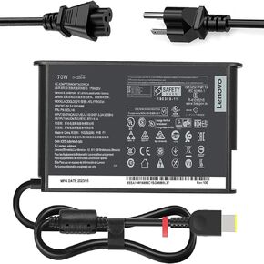 170W AC Charger for 170W Lenovo Legion Series Legion Y700 Y720 Y7000 ThinkPad P50 P51 P52 P53 ADL170SCC3A 20v 8.5a Laptop Adapter