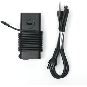 شاحن كمبيوتر محمول Dell 65W USB-C، Latitude 5400 5410 5420 5430 5440 5450 محول تيار متردد مع كابل سلك الطاقة