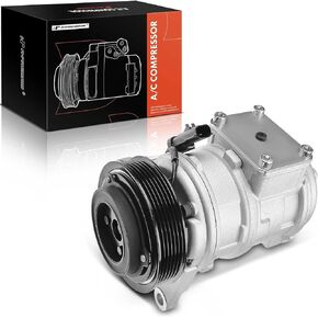 A-Premium A/C Compressor with Clutch Compatible with Dodge Grand Caravan, Chrysler Town & Country, Plymouth Grand Voyager, 3.3L 3.8L