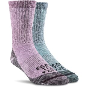 جوارب من Farm to Feet للجنسين من Boulder متوسطة الوزن من صوف ميرينو للمشي لمسافات طويلة