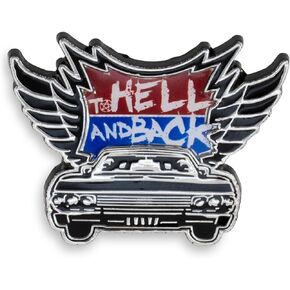 Supernatural "To Hell and Back" Enamel Pin | Metal Badge Accessories For Convention Lanyard, Backpack, Clothes