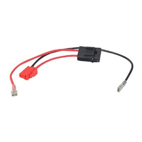 AlveyTech 6 x 4 x 1 Inch Wiring Harness for Kid Trax 6 Volt Batteries - Durable Plastic Wire Harness with Rectangular 2-Pin Connector with Holder and ATO Fuse, Replacement Ride-On Toys Accessories