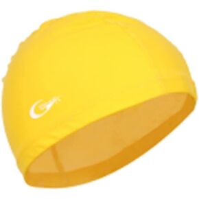 Yonsub PU Adult Swimming Caps, Yellow, Outdoor Swimming Sport Accessories