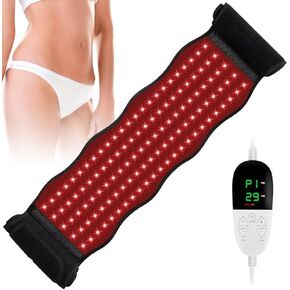 حزام العلاج بالضوء الأحمر، 2 في 1 LED العلاج بالضوء الأحمر والأشعة تحت الحمراء، وسادة مرنة يمكن ارتداؤها للجسم والظهر والكتف والذراع والركبة وتخفيف آلام العضلات العميقة in Kuwait