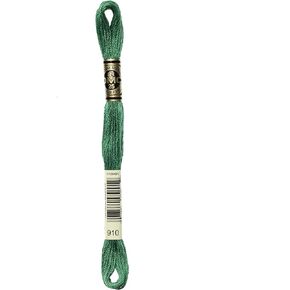 DMC Thread 6-Strand Embroidery Cotton 8.7 Yards Dark Emerald Green 117-910 (12-Pack)
