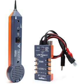 TEMPO AT8LK LAN Tone Generator and Probe Kit | Trace Wires and Test Local Area Network Cabling | Professional Grade (2023 Model)