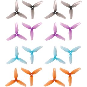 Gemfan Hurricane 2009 Props 3-Blades PC Propeller 1.5mm for RC FPV Racing and Freestyle 2inch Toothpick Drone DIY Parts(16pcs 8CW 8CCW)
