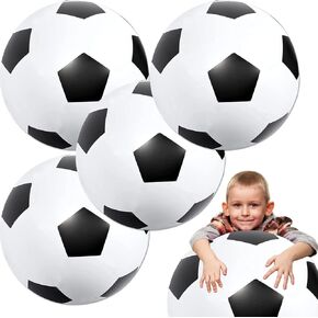 HAOOIE كرة قدم عملاقة قابلة للنفخ مقاس 27 بوصة كرات شاطئ كبيرة ألعاب حمام السباحة ألعاب الشاطئ ديكور حفلات الشاطئ لألعاب الرياضات المائية مستلزمات الحفلات in Kuwait