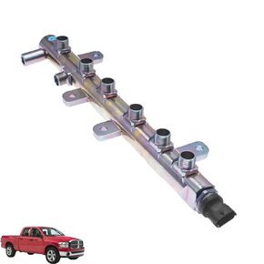 munirater Fuel Rail with Sensor Replacement for 2007-2012 Ram 6.7L Diesel 0445226044 4937282