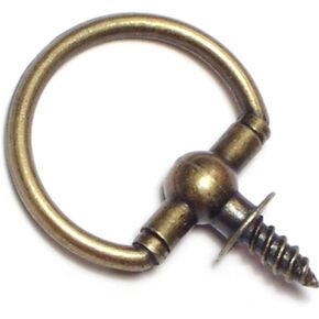 Hard-to-Find Fastener 014973155544 Decorative Round Ring Hangers, 1", Piece-5
