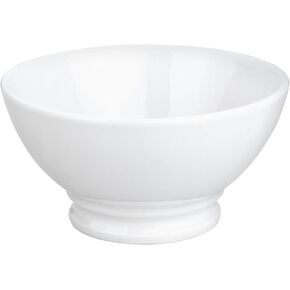 Pillivuyt 13-Ounce Traditional European Coffee Bowl, White