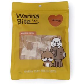WannaBite Chicken Jerky, All Natural Dog Treats, Healthy Cat and Dog Chews, Tuna/Salmon/Pollock Flavors, Human Grade, Grain-Free and No Artificial Color & Flavor, 7.9 OZ, 30 Count