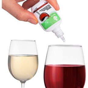 Sulfite Removing Wine Drops, Odorless and Tasteless Purifier for Red and White Wines, Natural Headache Reducer, Made in the USA