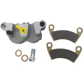 M MATI Front Left Brake Caliper with Pads without Mounting Bracket for Polaris Ranger 4X4 500 EFI 570 4X4 700/800 900 902D 1000 HST RZR 4 800 900 1000 XP/XP 4/S4 RS1 GEM GENERAL 1000 Pro XD 1911283